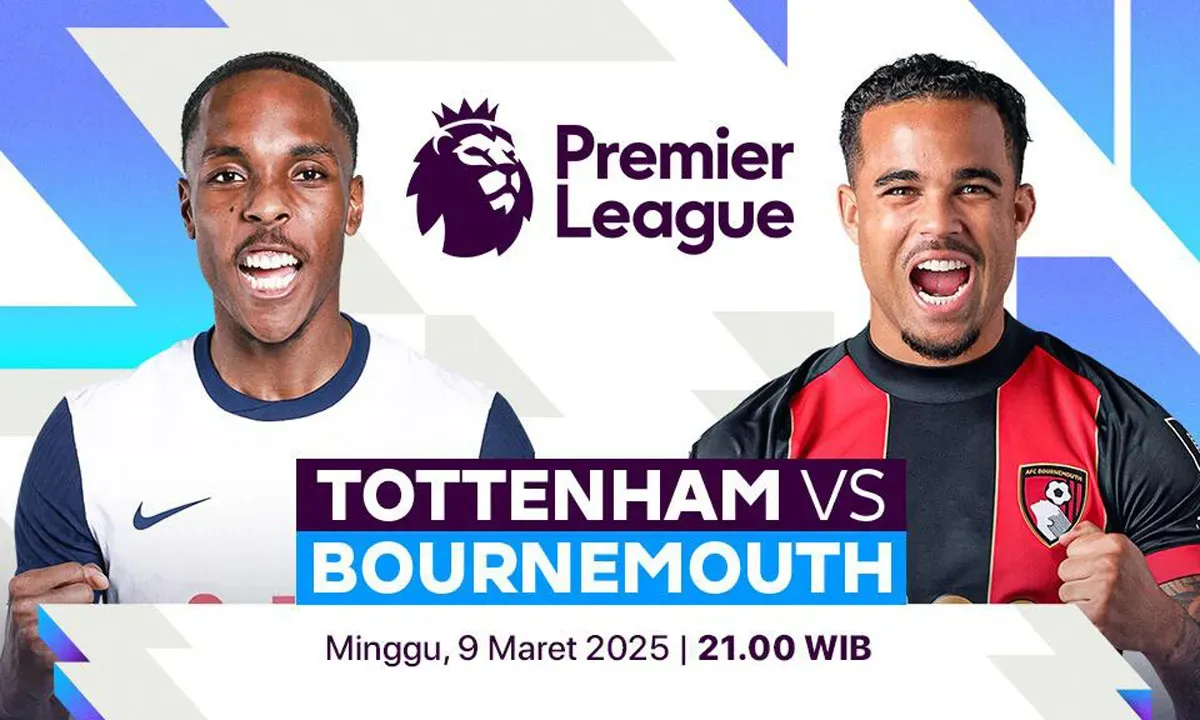 Link live streaming Bournemouth vs Tottenham Hotspur. (Sumber: Vidio)