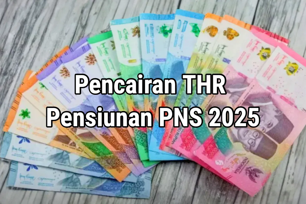 Ilustrasi pencairan THR pensiunan PNS 2025. (Sumber: Poskota/Dzikri)