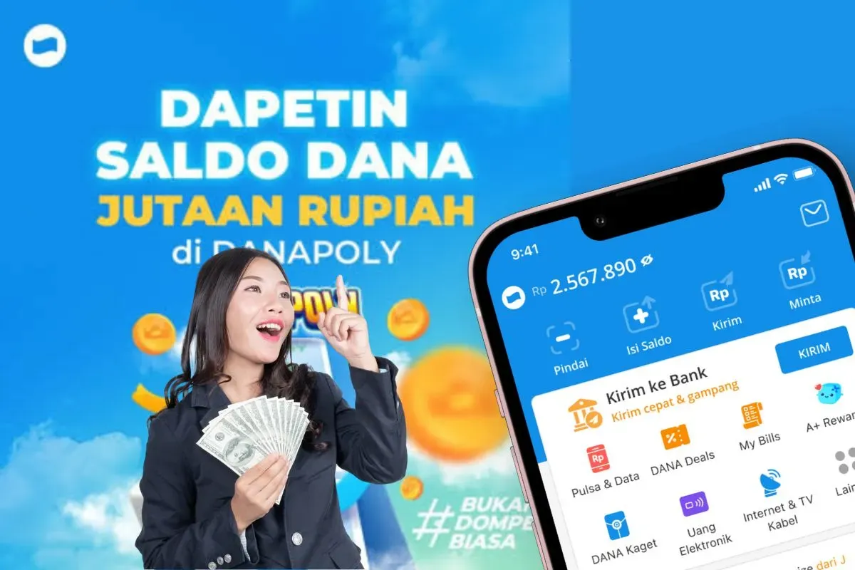 Cara Mendapatkan Saldo DANA Gratis di Hp. (Sumber: Poskota/Faiz)