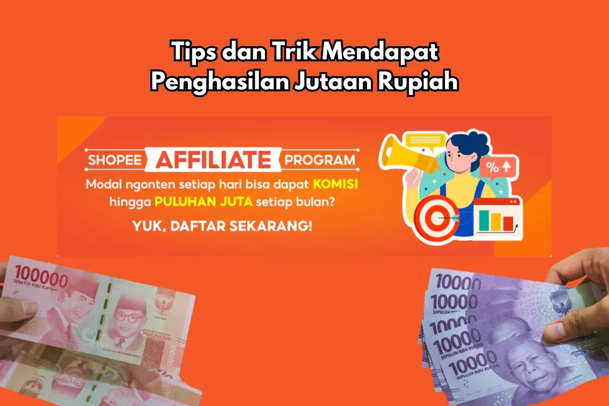 Hasilkan jutaan rupiah per hari dari Shopee Affiliate. (Sumber: Poskota/Adam Taqwa Ganefin)