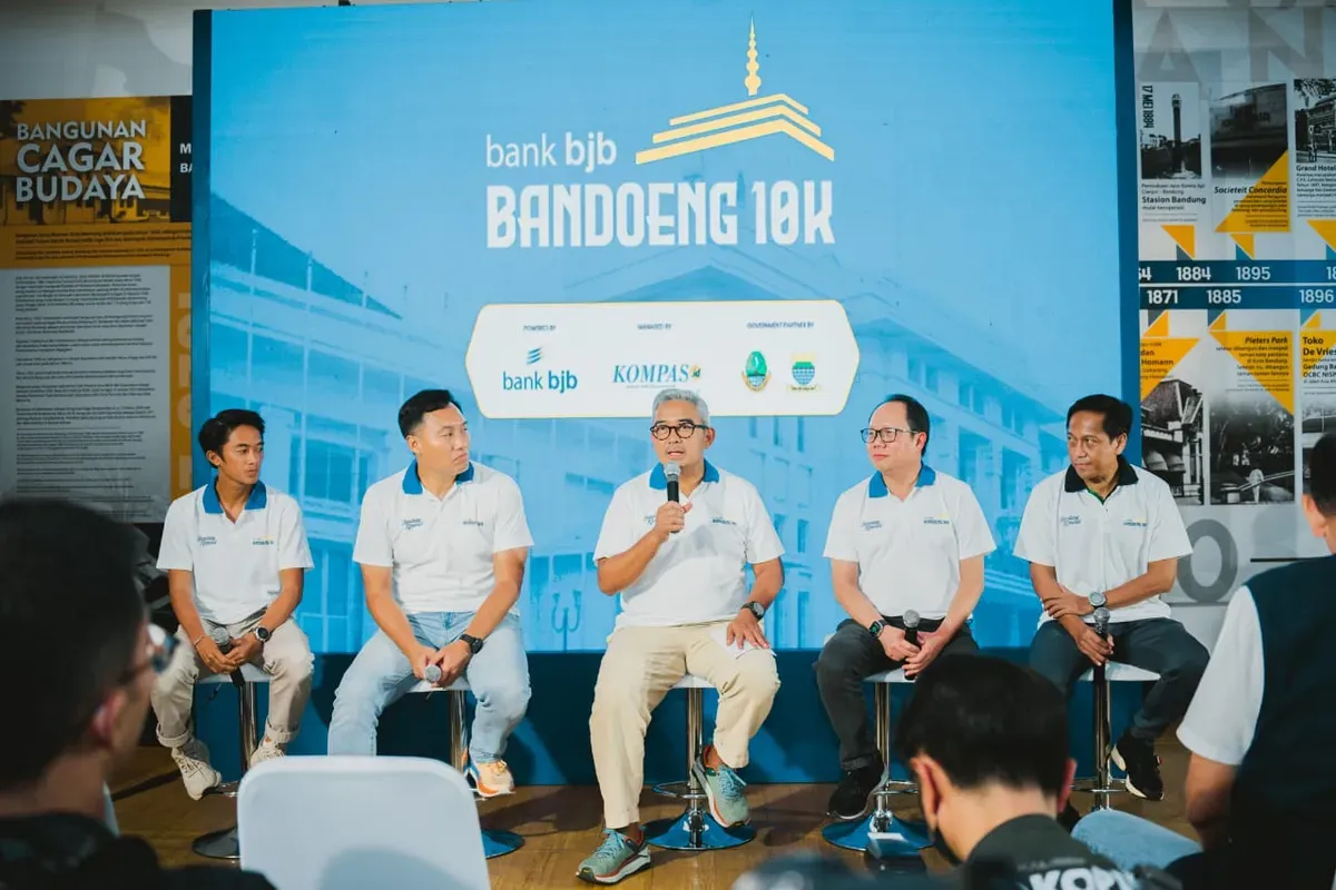 Preskon bank bjb Bandoeng 10K (Foto: dok bank bjb)