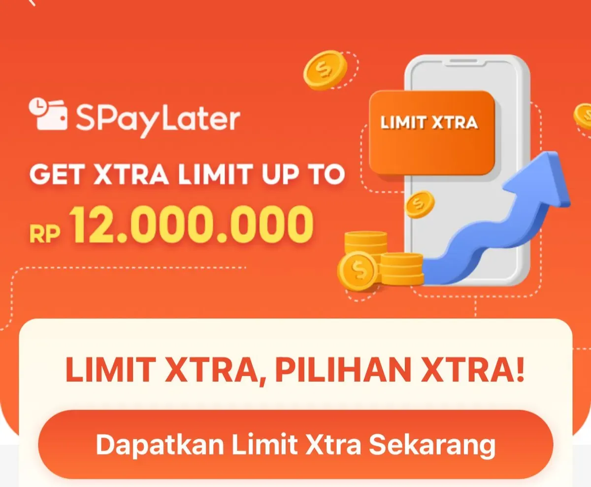 Gunakan Shopee PayLater untuk belanja lebih mudah dengan cicilan fleksibel hingga 12 bulan! Yuk, simak cara lengkapnya di sini! (Sumber: Shopee)