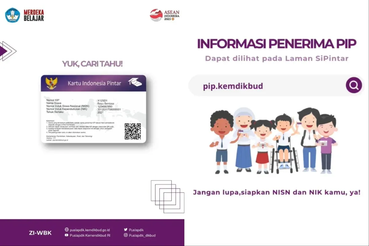 Cara Cepat dan Mudah Cek Penerimaan Bansos PIP 2025. (Sumber: Instagram/sobatpip dan puslapdik_dikbud)