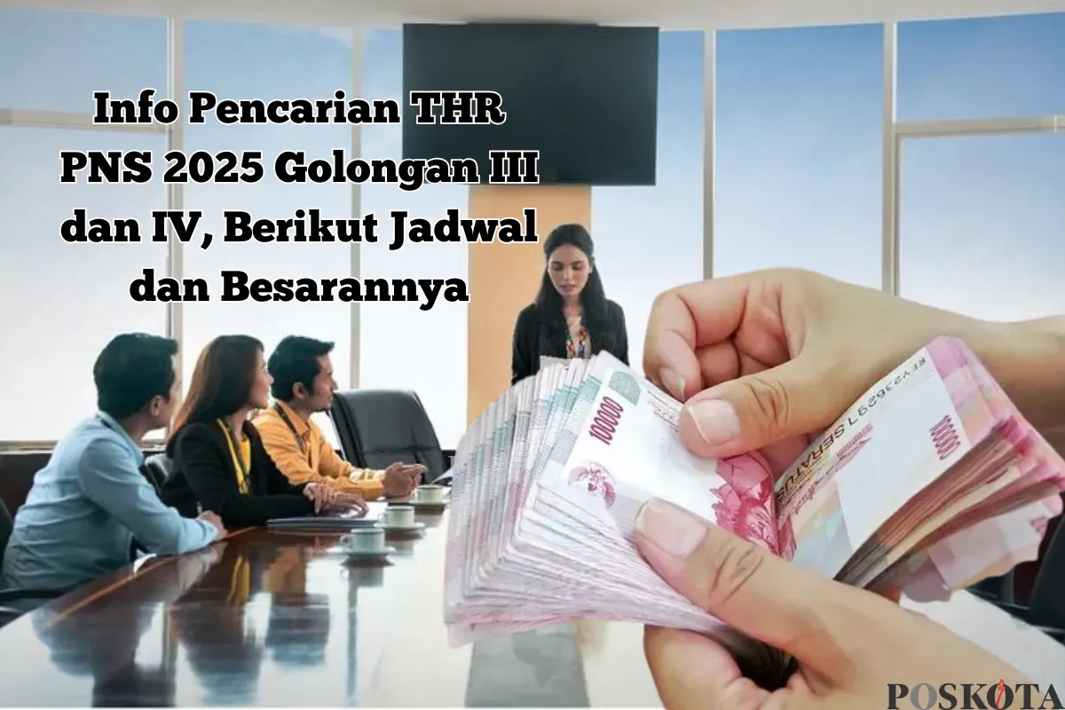 THR PNS 2025 diperkirakan cair sekitar 20 Maret 2025. Simak informasi lengkapnya agar tidak ketinggalan kabar terbaru! (Sumber: Poskota/Yusuf Sidiq)