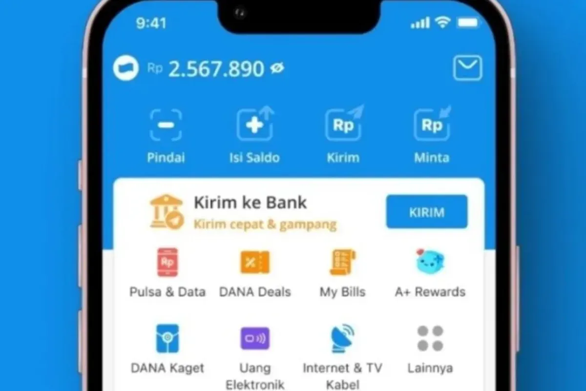 Pinjam saldo DANA hingga Rp2 juta (Sumber: DANA)