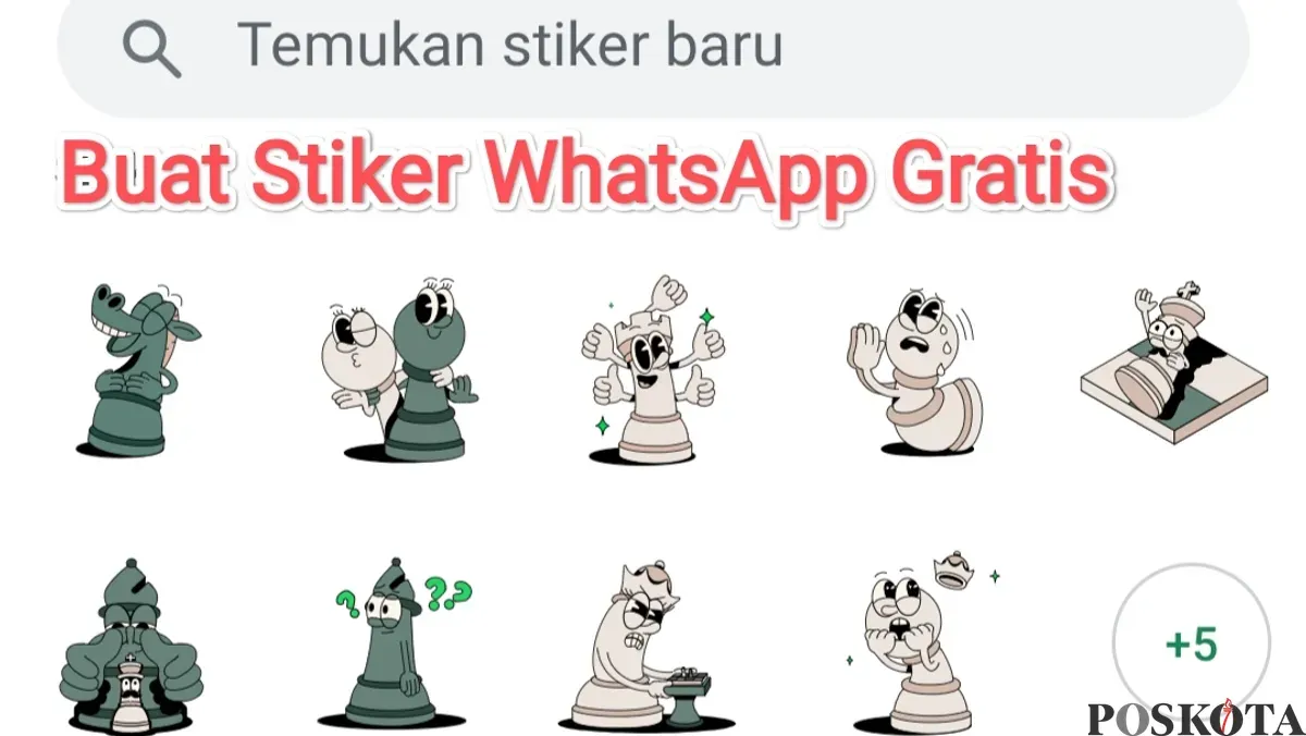 Ilustrasi stiker WhatsApp yang bisa dibuat sendiri oleh pengguna. (Sumber: Tangkapan layar)