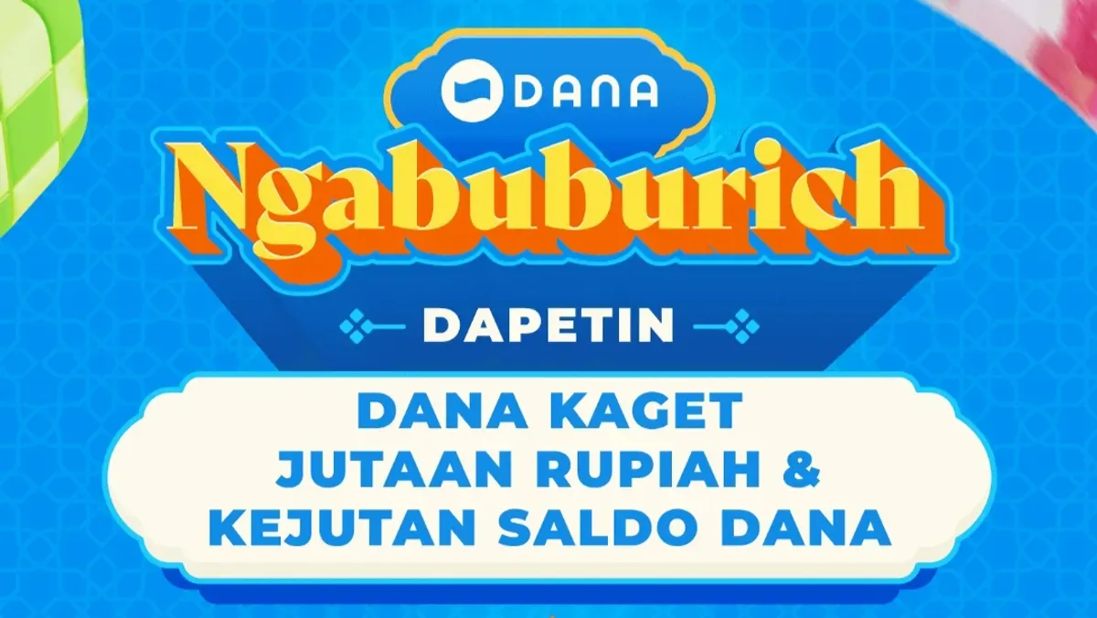 Poster program DANA Ngabuburich berhadiah DANA Kaget. (Sumber: DANA)