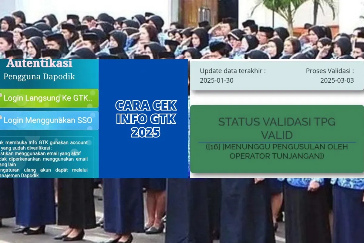 Memahami Status Validasi TPG di Info GTK dan Arti Kode 16 (Sumber: Poskota/Yusuf Sidiq)