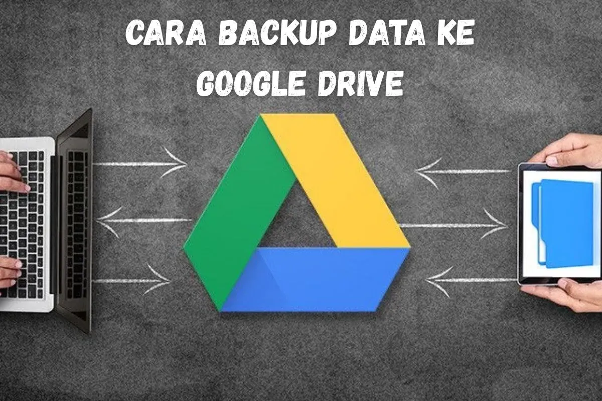 Cara mudah backup data dari Laptop ke Google Drive. (Sumber: Poskota/Syania Nurul Lita Baikuni)