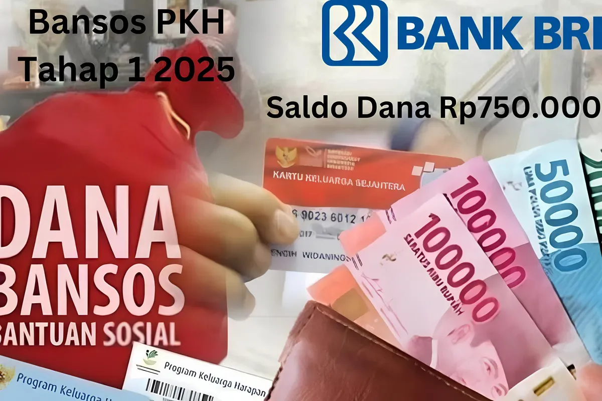 Saldo dana Rp750.000 dari bansos PKH tahap 1 2025 telah diterima KPM via Rekening BRI. (Sumber: Poskota/Gabriel Omar Batistuta)