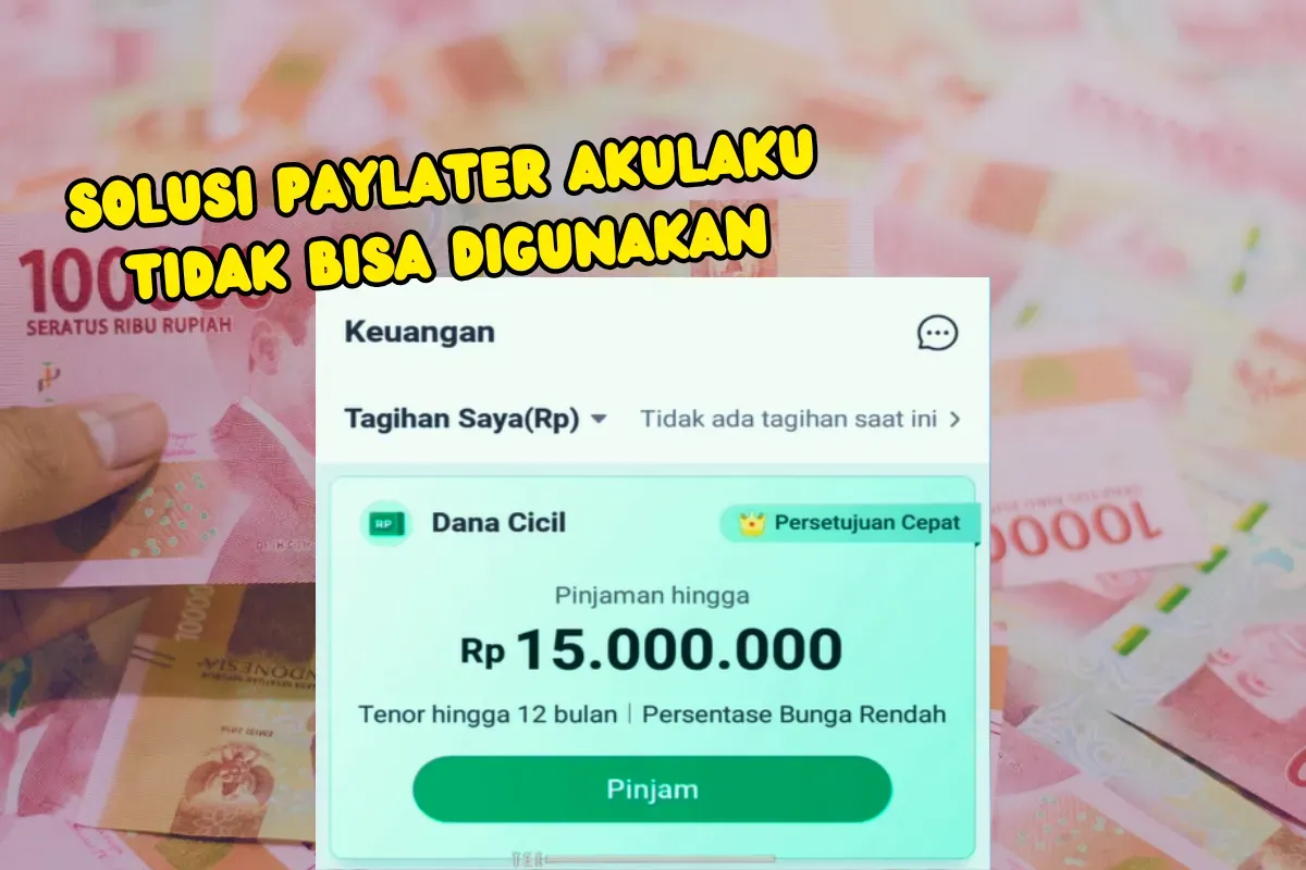 Solusi agar Paylater Akulaku Anda bisa digunakan kembali. (Sumber: Poskota/Adam Taqwa Ganefin)