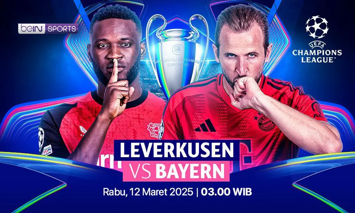 Link live streaming Bayer Leverkusen vs Bayern Munchen. (Sumber: Vidio)