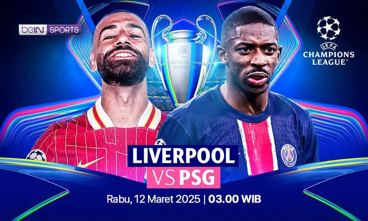 Link live streaming Streaming Liverpool vs PSG di leg kedua 16 besar Liga Champions. (Sumber: Vidio)