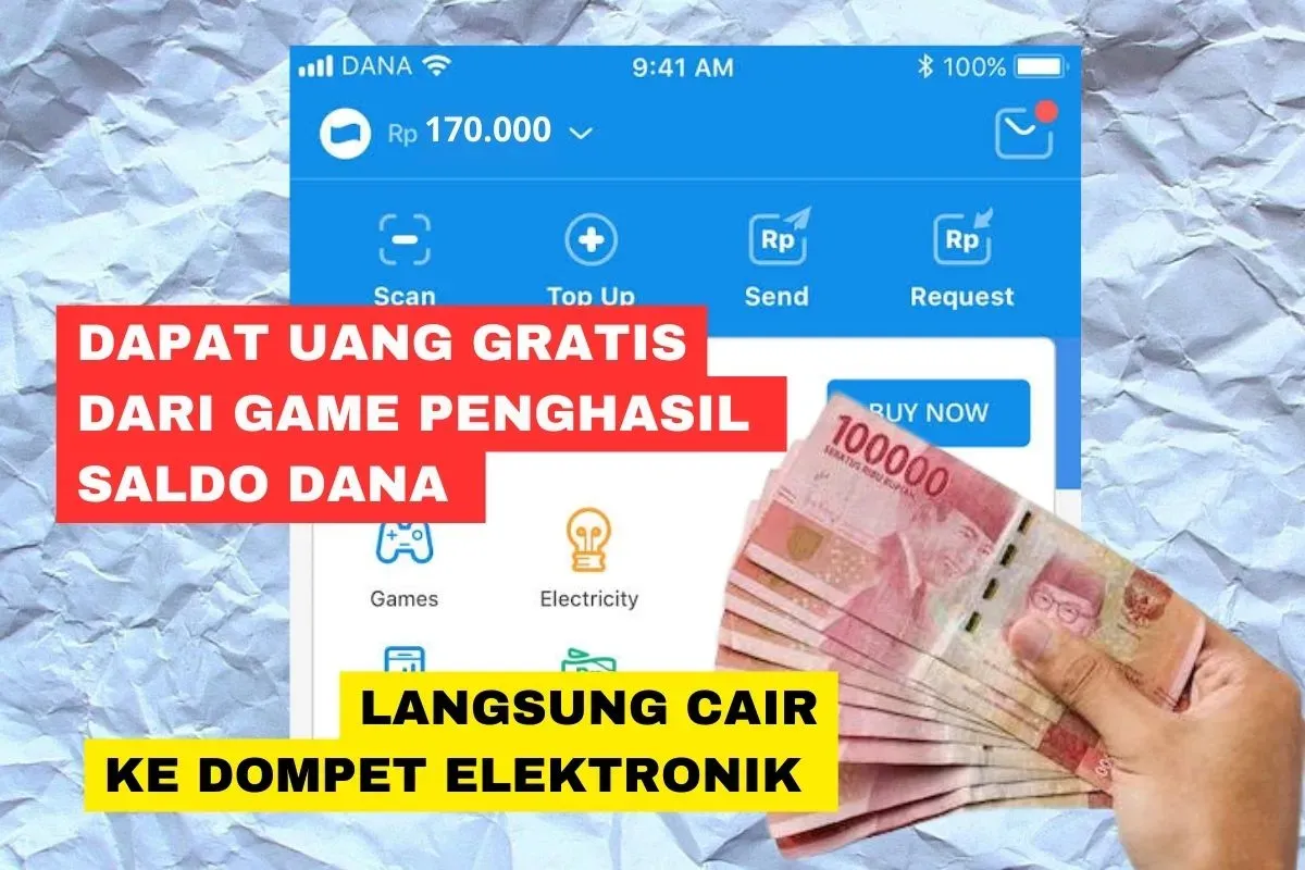 Cara dapat uang dari game penghasil saldo DANA (Sumber: Poskota/Rivera Jesica Souisa)