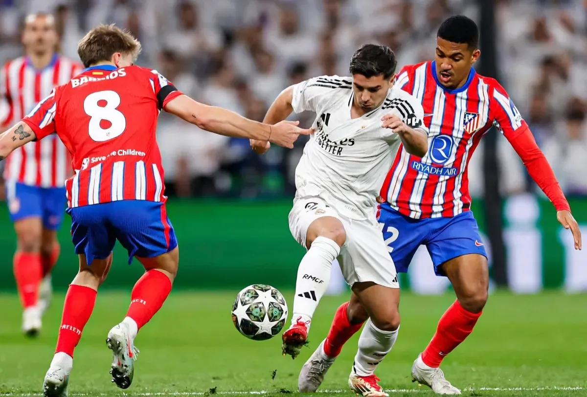 Real Madrid taklukan tim sekota Atletico Madrid dan lolos ke babak delapan besar Liga Champios. (Sumber: Tangkapan layar/Instagram @realmadrid)