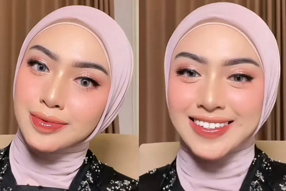 Tips makeup flawless. (Sumber: TikTok : @nazlakhn)