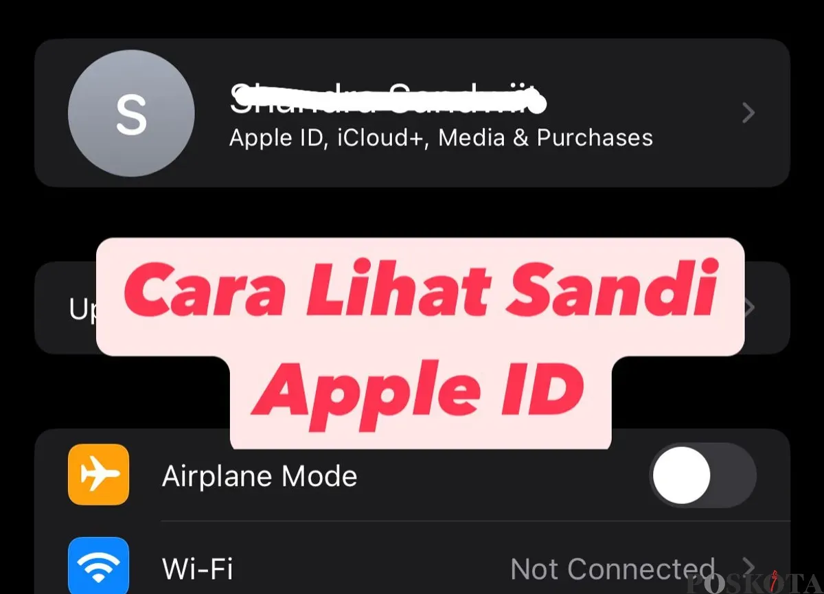 Lupa kata sandi Apple ID? Jangan panik! Simak cara mudah untuk melihat atau mengubahnya langsung dari iPhone Anda. (Sumber: Poskota/Shandra)