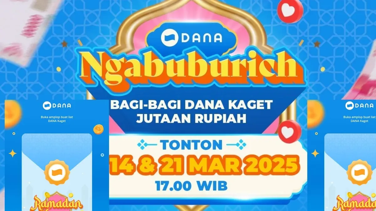 Bagi-bagi link DANA Kaget resmi dari pihak aplikasi di acara Ngabuburich pada tanggal 14 dan 23 Maret 2025 mendatang. (Ig DANA)