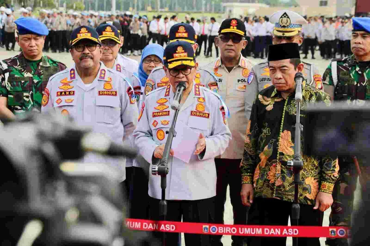 Gubernur Jakarta, Pramono Anung usai apel di Monas, Jakarta Pusat, Rabu, 12 Maret 2025. (Sumber: Dok. Kominfotik)