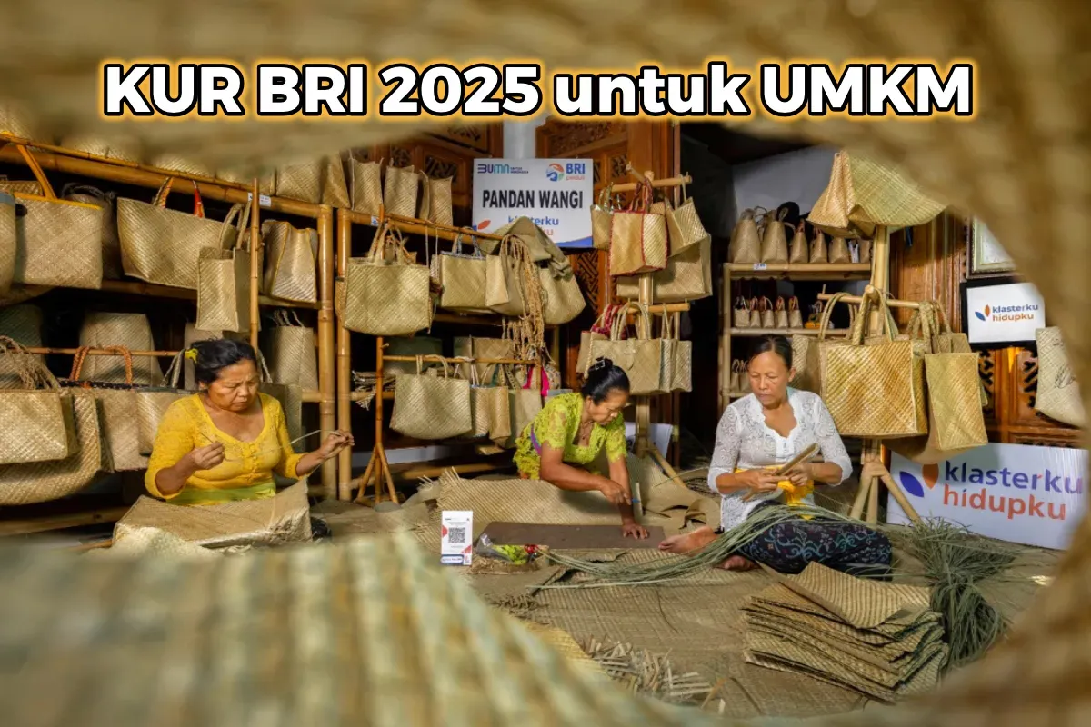 Ilustrasi pinjaman KUR BRI 2025 untuk UMKM. (Sumber: BRI)