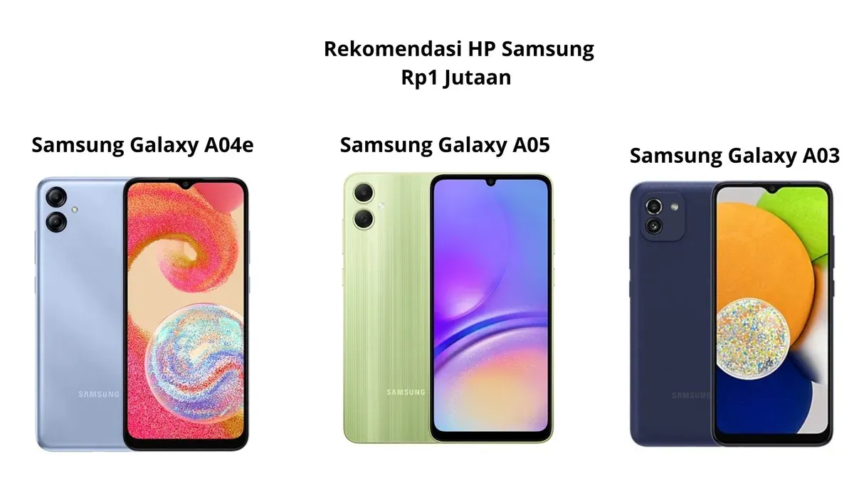 Rekomendasi HP Samsung Rp1 jutaan di bulan Maret 2025. (Samsung)