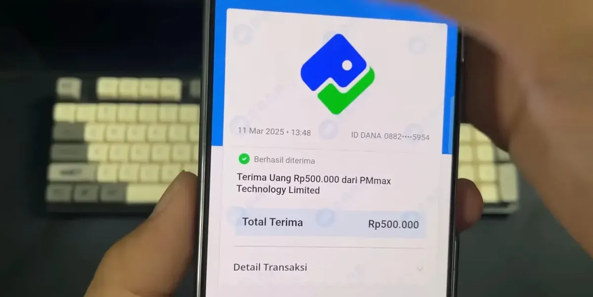Ilustrasi - Bukti pencairan saldo DANA dari aplikasi penghasil uang yang terbukti membayar. (Sumber: YouTube/IMAM AL-UMMARA)