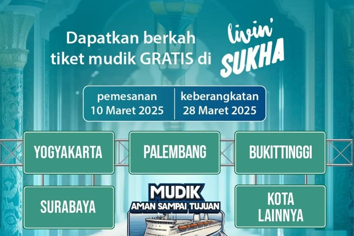 Cara daftar mudik gratis 2025 Bank Mandiri. (Sumber: Instagram/@bankmandiri)