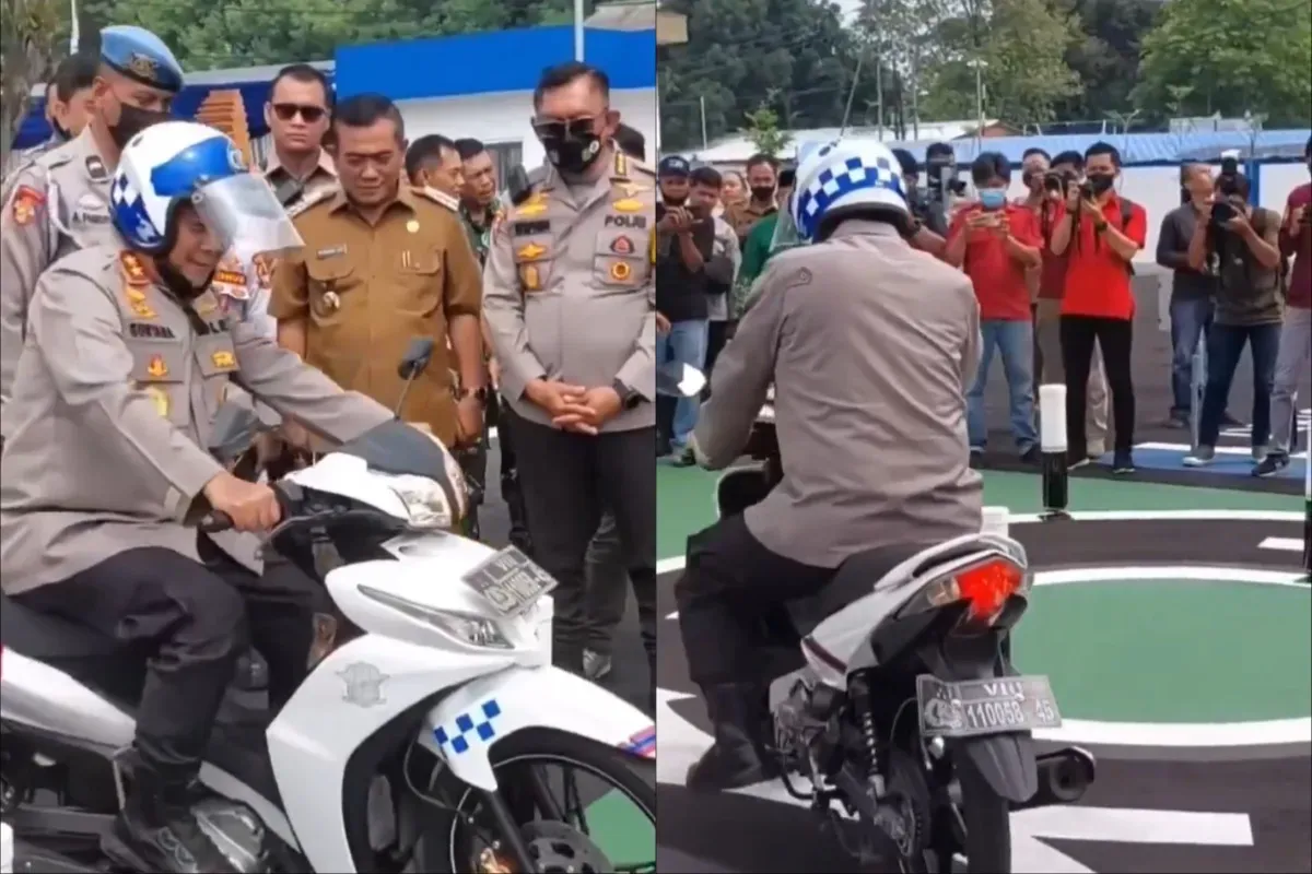 Ujian SIM C Buat Jendral Polisi Kesulitan, Netizen Langsung Berikan Komentar Pedas (Sumber: X/cobeh22)