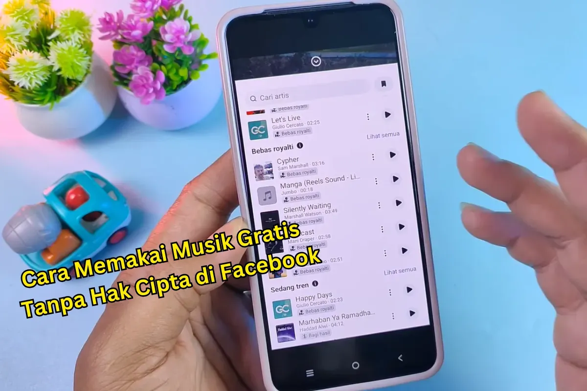 Cara memakai musik gratis tanpa hak cipta di Facebook. (Sumber: Tangkapan Layar YouTube/Makin Viral)