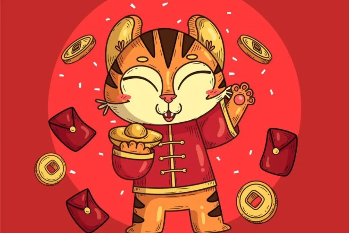 Ilustrasi shio Macan. (Sumber: Freepik)