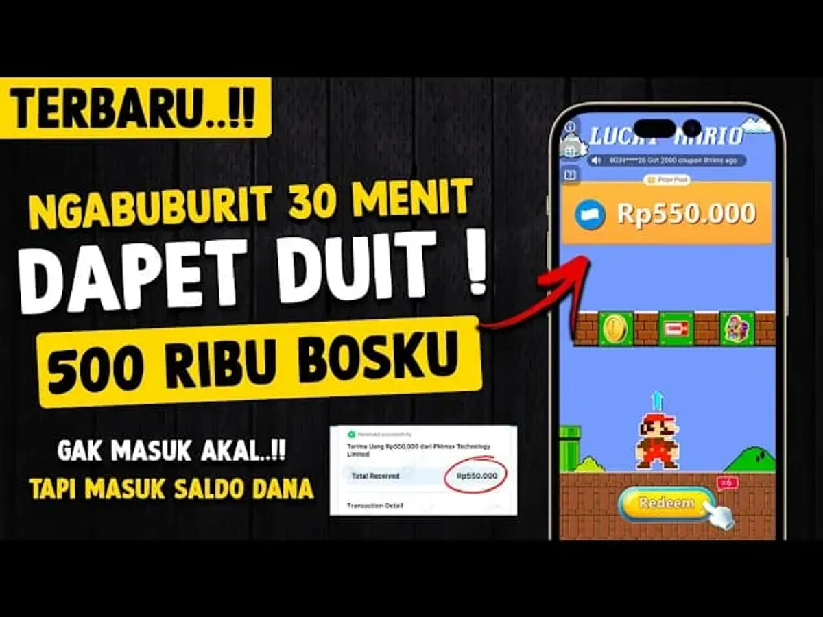 Dapatkan saldo DANA gratis dengan cara mudah melalui aplikasi game penghasil uang terbaru 2025. (Sumber: Tangkapan Layar/YouTube BANG GAPTEK ID)