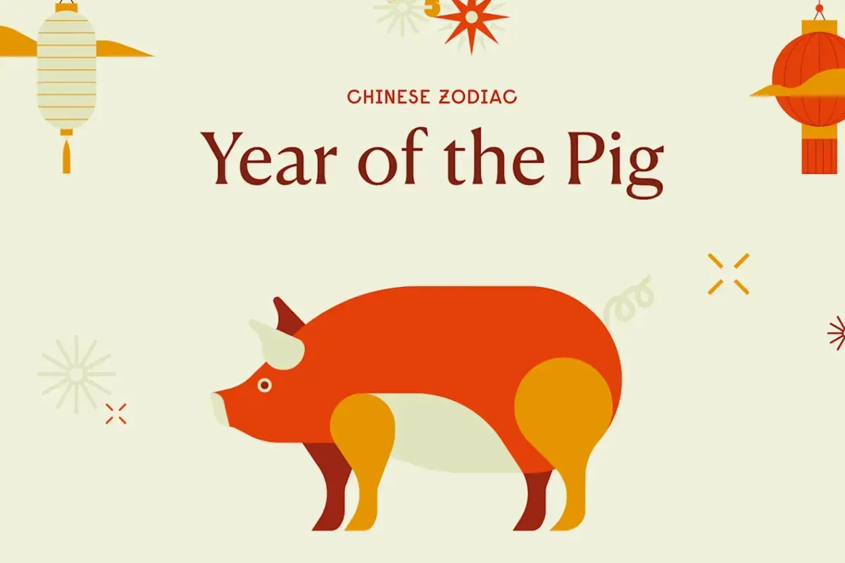 Ilustrasi ramalan Shio Babi. (Sumber: chinesenewyear)