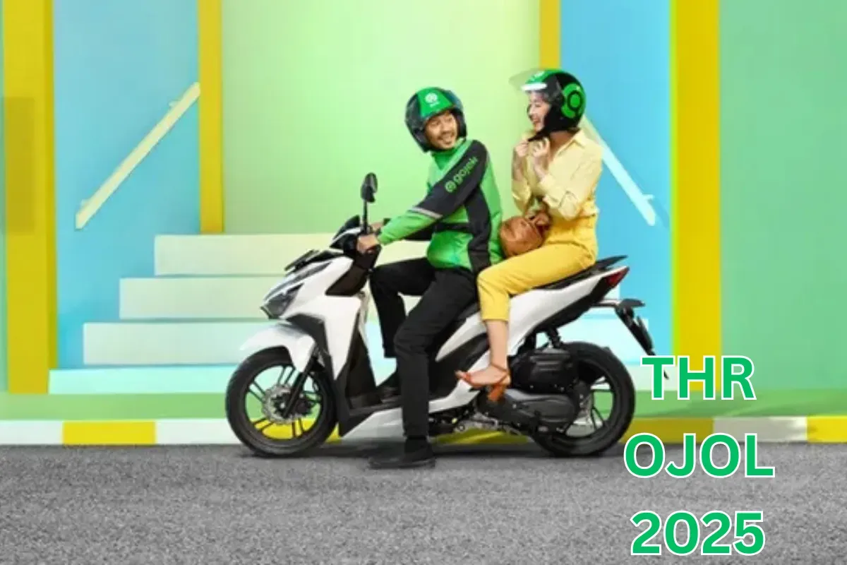 Ilustrasi pemberian THR Ojol 2025. (Sumber: Gojek)