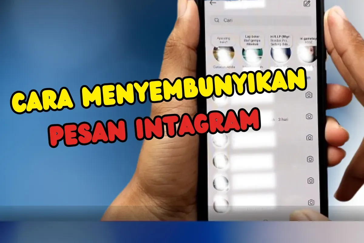 Inilah cara menyembunyikan pesan Instagram dengan mudah. (Sumber: Poskota/Adam Taqwa Ganefin)