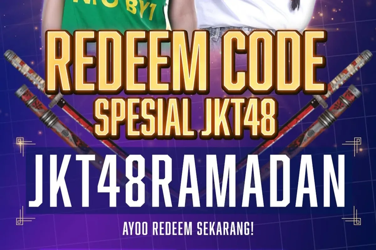 Poster kode redeem FF gratis yang resmi diberikan Garena. (Sumber: Instagram/@freefirebgid)