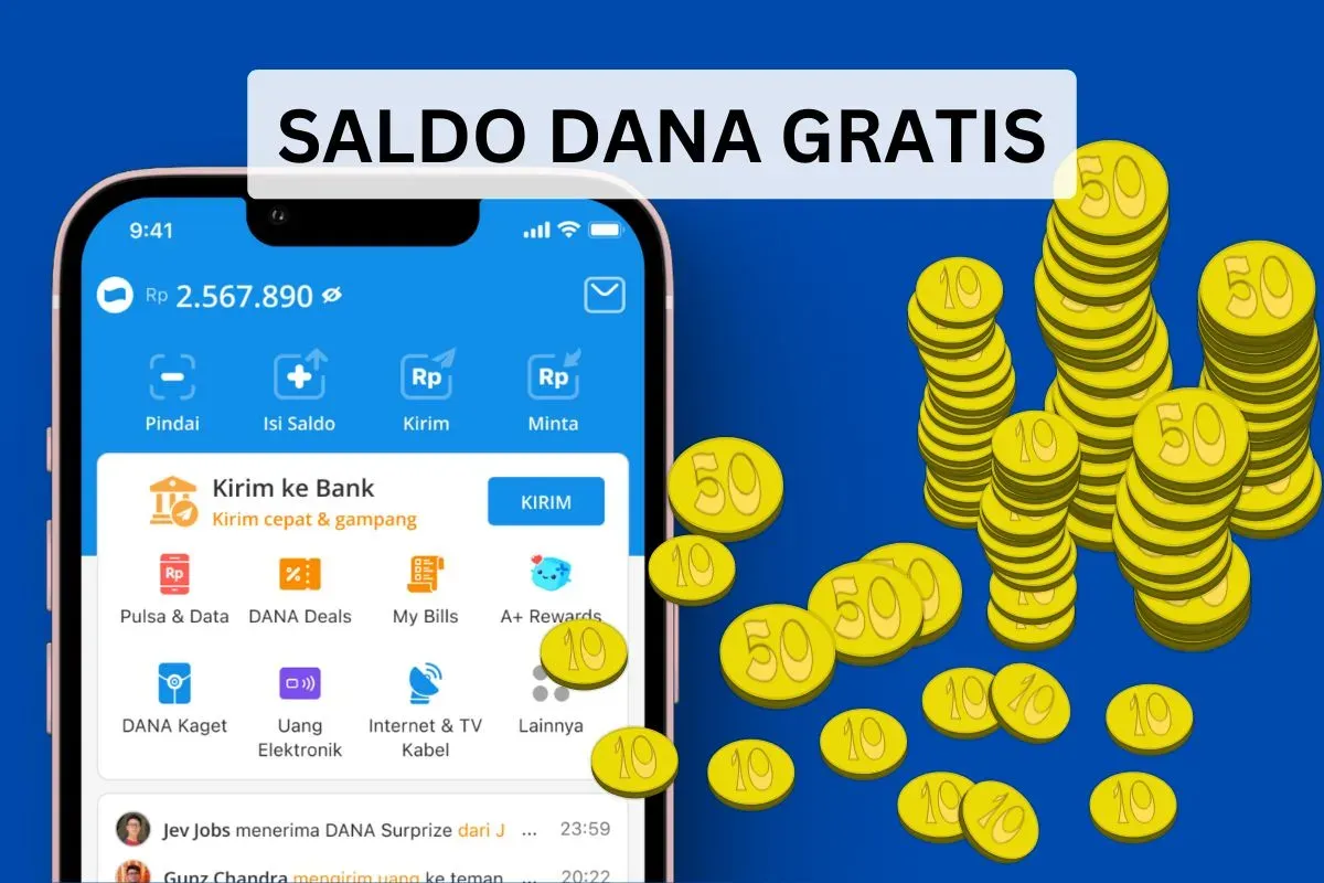 Mencairkan saldo DANA gratis (Sumber: Canva)