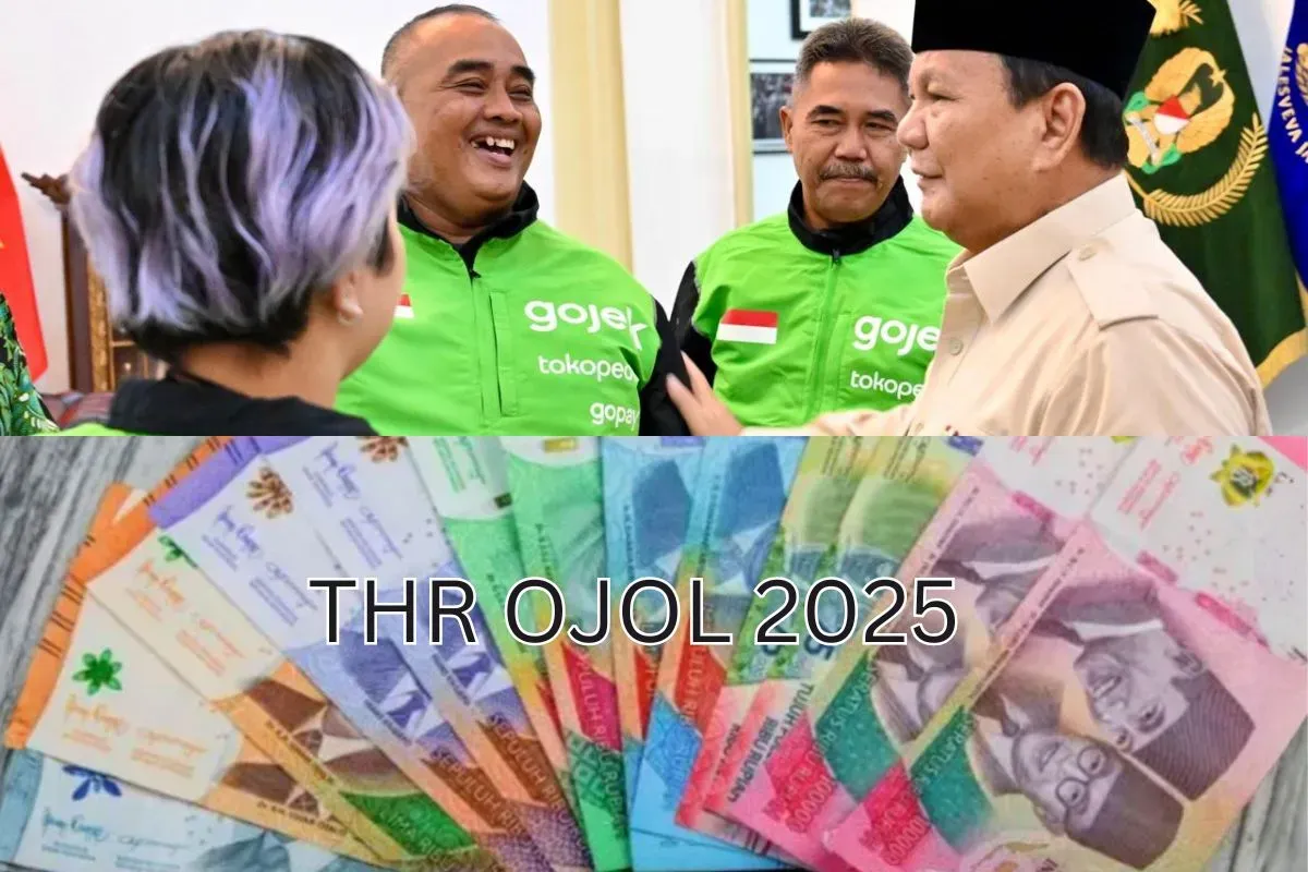 Ilustrasi regulasi THR ojol dan kurir di tahun 2025 yang telah diumumkan oleh pemerintah. (Sumber: Poskota/Dzikri)