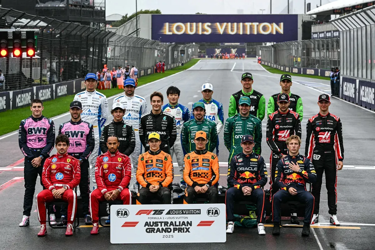 cek jadwal dan link live streaming resmi F1 GP Australia 2025 di sini. (Sumber: X/ F1)