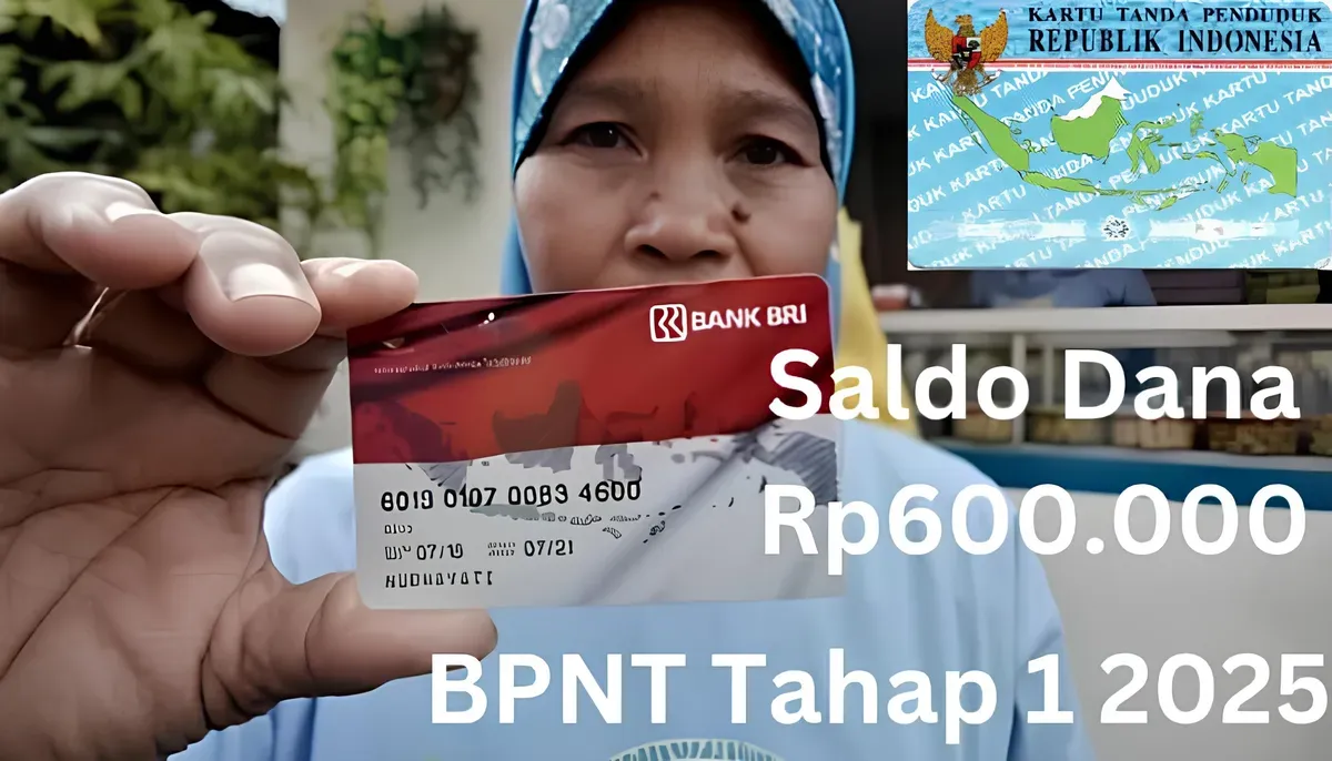 Status pencairan saldo dana Rp600.000 dari subsidi BPNT tahap 1 2025 bisa dicek pakai NIK e-KTP sekarang. (Sumber: Poskota/Gabriel Omar Batistuta)