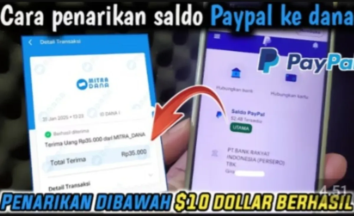 Mau transfer saldo PayPal ke DANA tanpa ribet? Ikuti cara mudah ini, saldo langsung masuk dalam hitungan menit! (Sumber: Youtube Muharis Ridho)