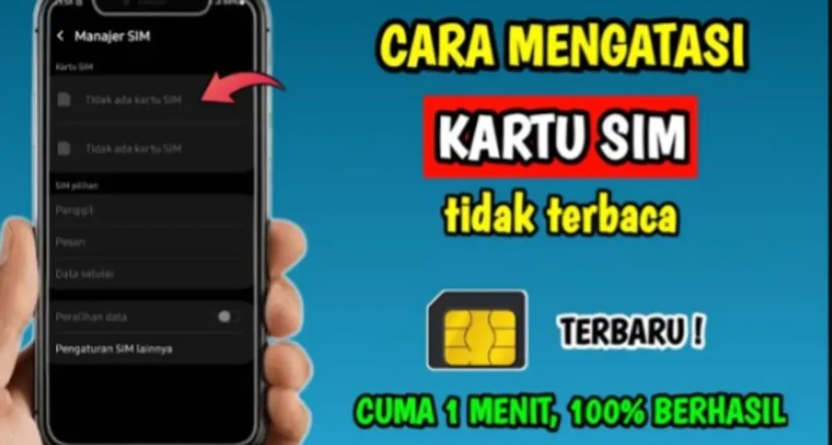 Kartu SIM tidak terbaca? Jangan panik! Coba cara mudah ini untuk mengatasinya dan buat SIM Anda kembali berfungsi. (Sumber: Youtube Ariyan Masrur Tutorial)