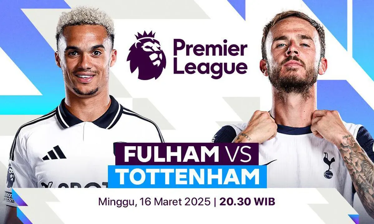 Live Streaming Fulham vs Tottenham Hotspur. (Sumber: Vidio)