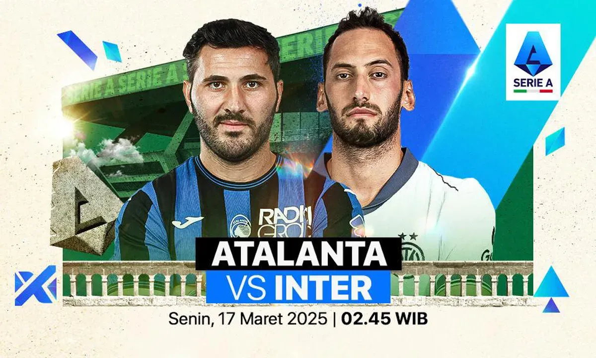 Info live streaming Atalanta vs Inter Milan. (Sumber: Vidio)