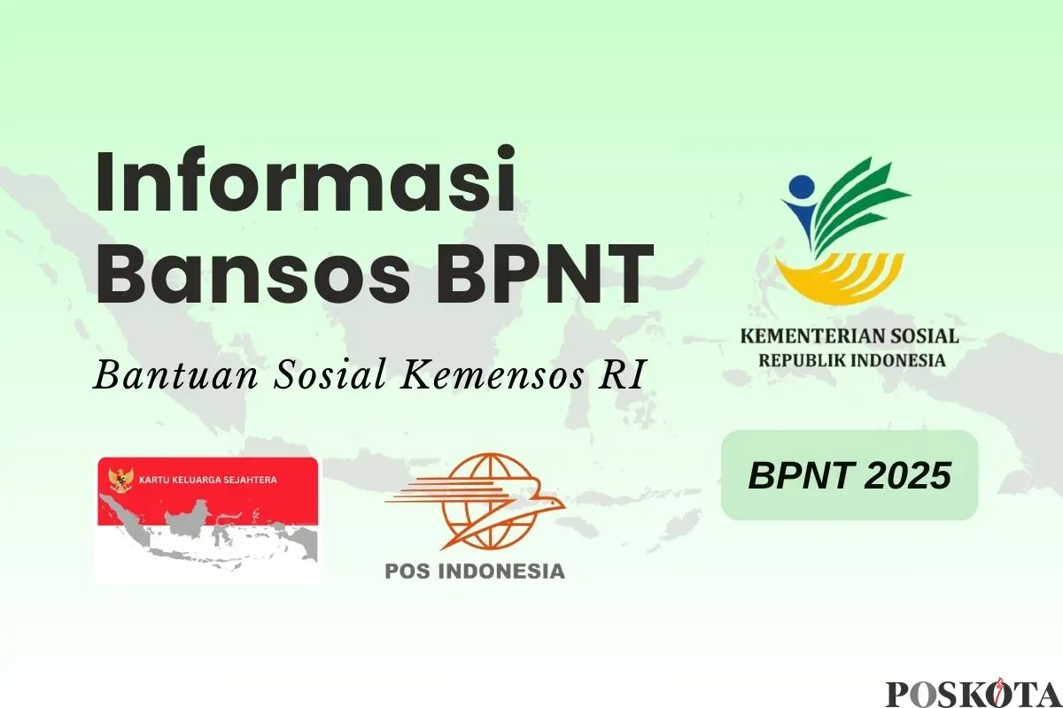 Informasi pengecekan bansos BPNT 2025. (Sumber: Poskota/Della Amelia)