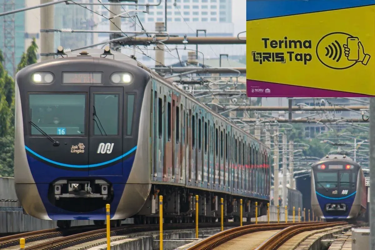 Cara gunakan QRIS Tap di MRT. (Sumber: Poskota/Syania Nurul Lita Baikuni)