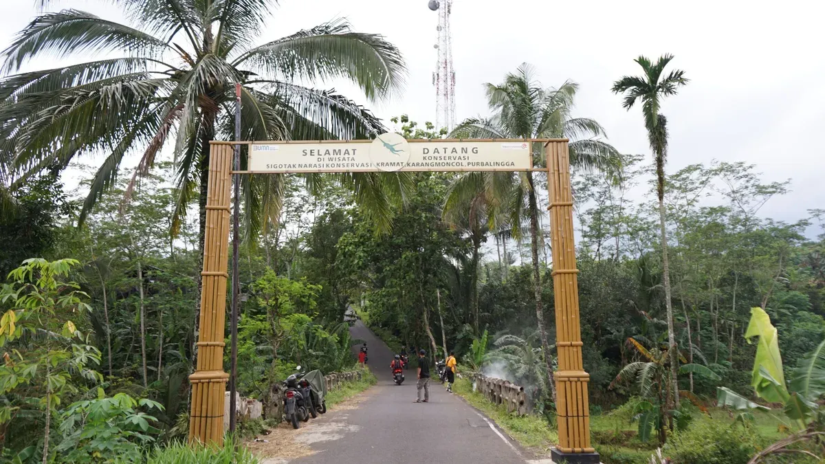 Telkom bantu pengembangan Desa Wisata di wilayah Desa Kramat, Purbalingga, Jawa Tengah. (Sumber: Dok. Telkom)