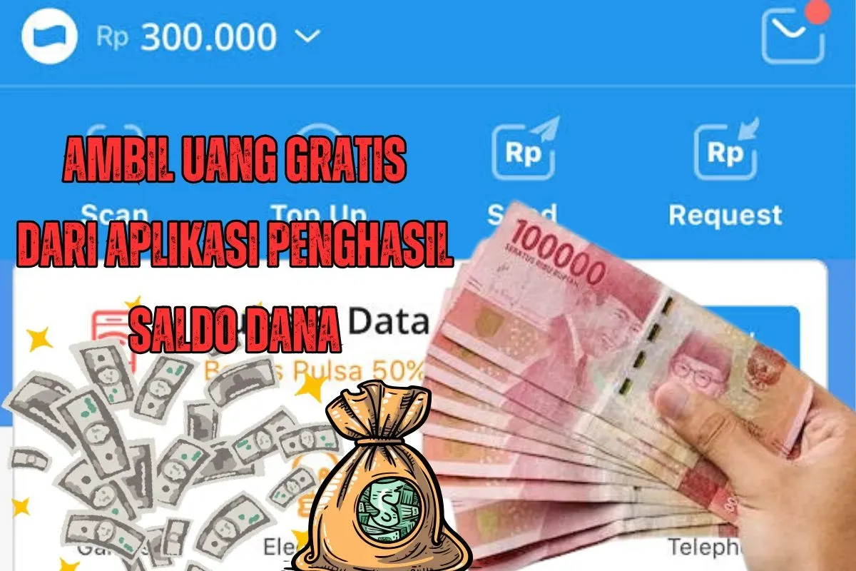 Aplikasi penghasil dola jadi saldo DANA gratis (Sumber: Poskota/Rivera Jesica Souisa)