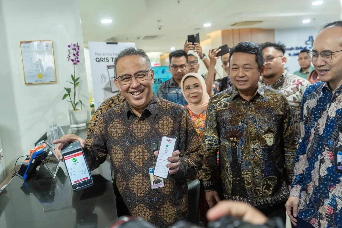 QRIS Tap NFC di aplikasi JakOne Mobile Bank DKI bisa dipakai bayar layanan kesehatan di RS Tarakan. (Sumber: Dok. Bank DKI)