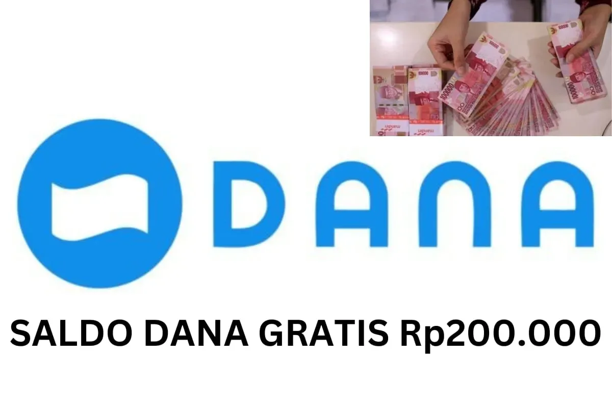 Saldo DANA gratis Rp200.000 bisa Anda klaim ke dompet elektronik. (Sumber: Poskota/Gabriel Omar Batistuta)