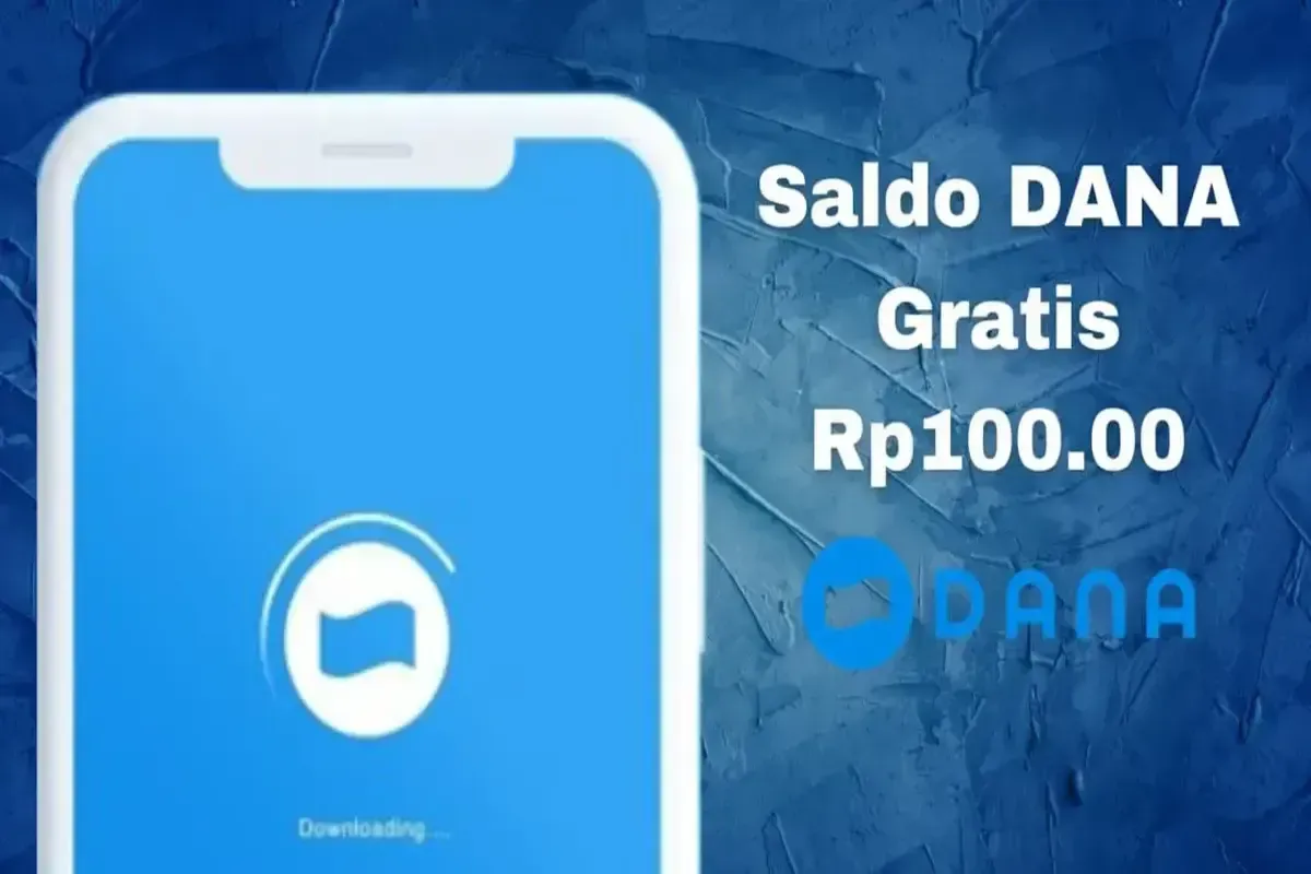 Ilustrasi saldo DANA gratis Rp100.000 yang bisa dicairkan ke dompet elektronik. (Sumber: Poskota/Syania Nurul Lita Baikuni)